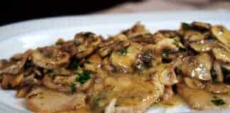 Έσκαλόπ με μανιτάρια