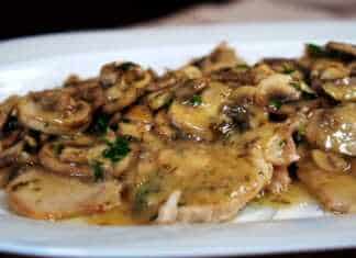 Έσκαλόπ με μανιτάρια