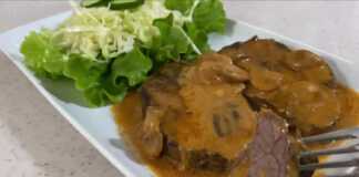 Φιλέτο μοσχάρι με μανιτάτια στον φούρνο