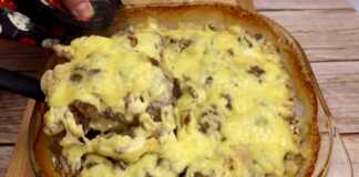 Κεφτεδάκια με μανιτάρια και πατάτες στο φούρνο