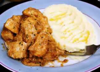 Κοτόπουλο με Πουρέ χωρίς Κρέμα