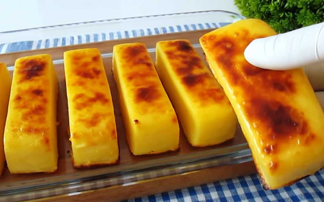 Μπάρες Κρέμας Πορτοκαλιού στον φούρνο