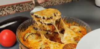 Μελιτζάνες με μοτσαρέλα στο φούρνο