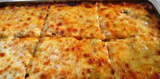 πρασόπιτα με κιμά και πατάτα χωρίς φύλλο