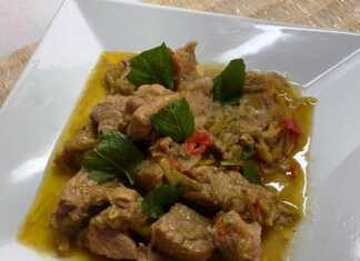 Xοιρινή τηγανιά με πιπεριές