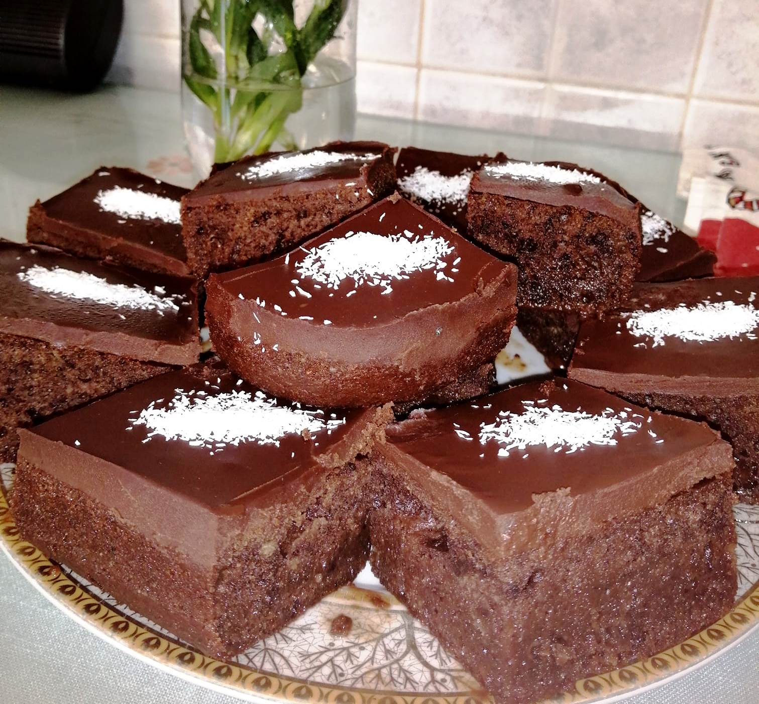 SiropiastoKeikSokolatas Σιροπιαστό κέικ σοκολάτας!