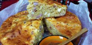 Αλμυρο Κεικ με τυρι και ζαμπον