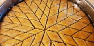 Τεχνική τεμαχισμού του Μπακλαβά