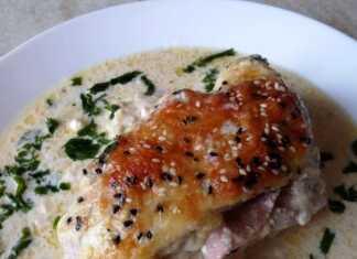 Γεμιστά στήθη κοτόπουλου στο φούρνο