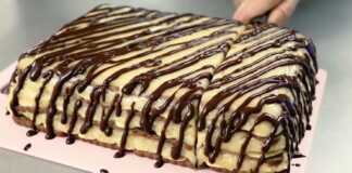 Kέικ με κρέμα πορτοκάλι και σοκολάτα