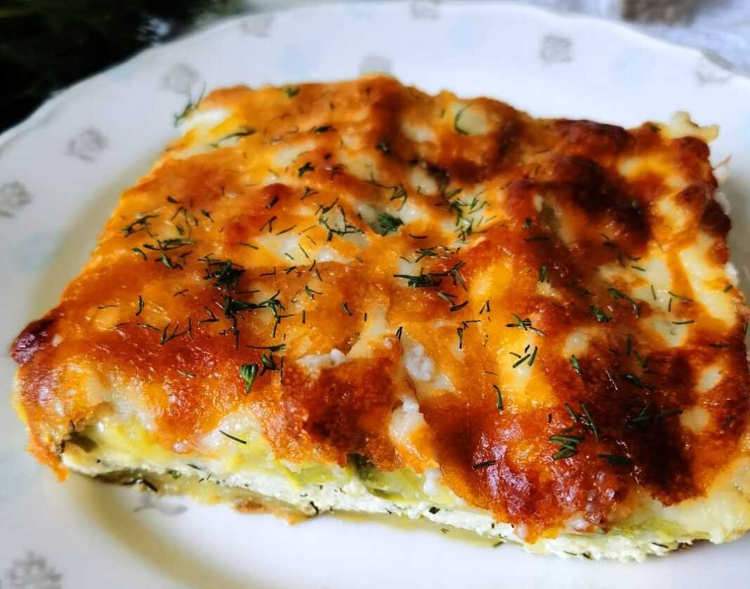 Κολοκυθοτυρόπιτα με σάλτσα μπεσαμελ