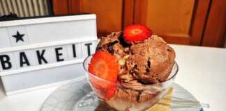 Παγωτό Σοκολάτα  χωρίς Παγωτομηχανή