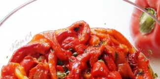 Ψητές Πιπεριές Σαλάτα