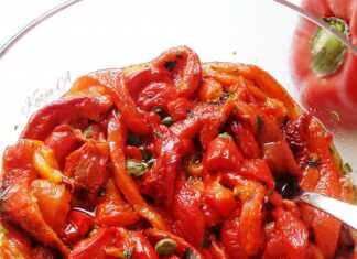 Ψητές Πιπεριές Σαλάτα