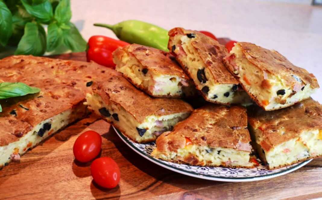 piperopita2 Πολύχρωμη πιπερόπιτα