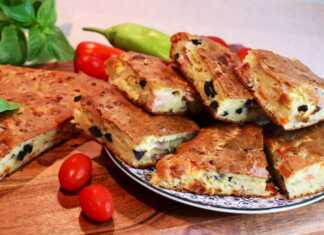 Πολύχρωμη πιπερόπιτα