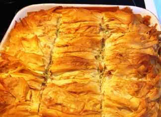 Ψαρόπιτα με γαρίδες και μπεσαμελ