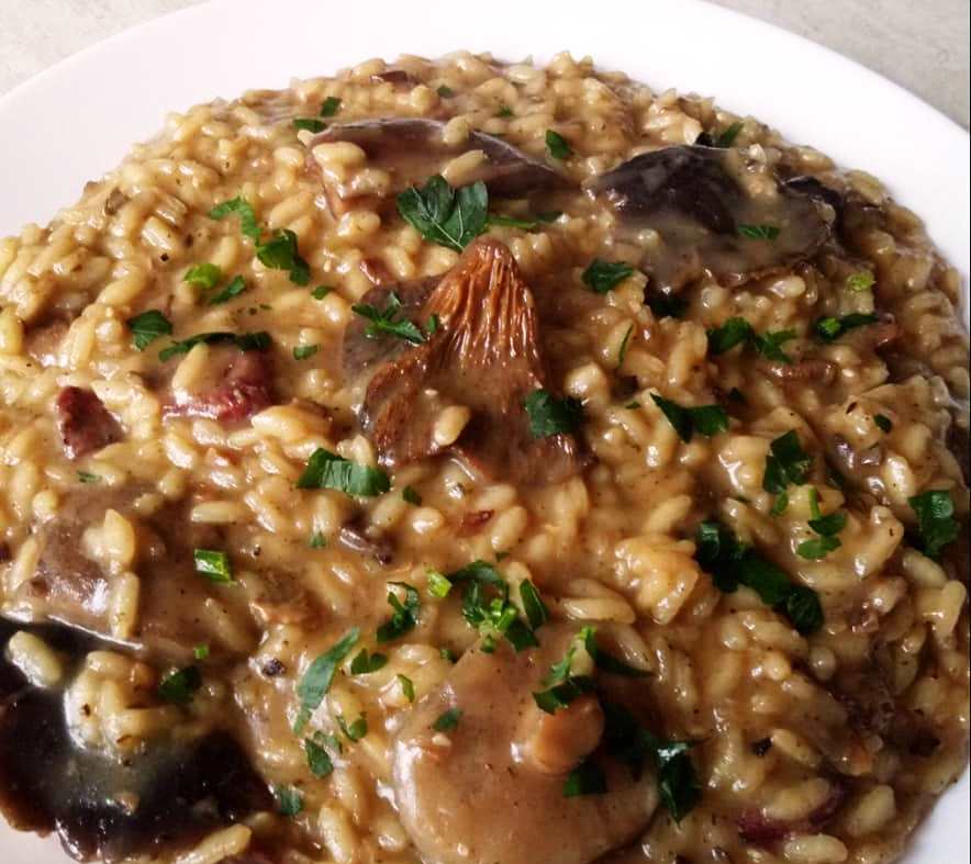 rizotoManitaria Ριζότο με μανιτάρια