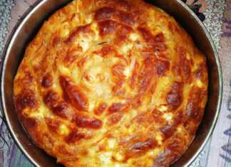 Πίτα με αυγά, βούτυρο και τυρί