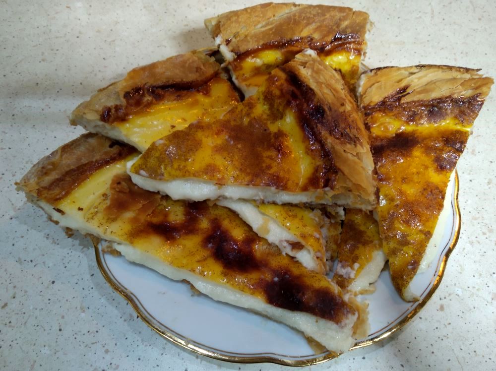 Galatopita Γαλατόπιτα με χειροποίητο φύλλο