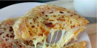 Γρήγορες διπλωμένες πίτσες από το τηγάνι διπλωμένες πίτσες από το τηγάνι