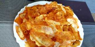 Τραγανά σπιτικά τσιπ στο φούρνο