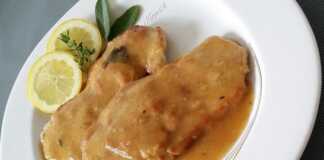 Χοιρινό Λεμονάτο σβησμένο σε λευκό κρασί