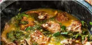 Αρνάκι Φρικάσε με μαρούλια