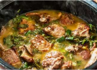 Αρνάκι Φρικάσε με μαρούλια