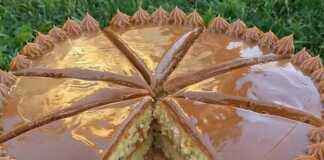 Κέικ με κρέμα dulce de leche