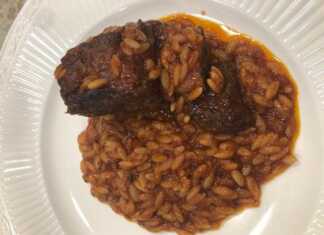 Κριθαράκι με κρέας