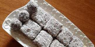 κεκάκια με σοκολάτα και καρύδα