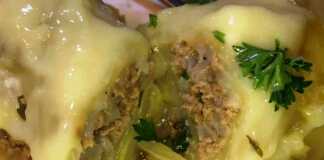 Λαχανοντολμάδες με μία πλούσια σάλτσα αυγολέμονο