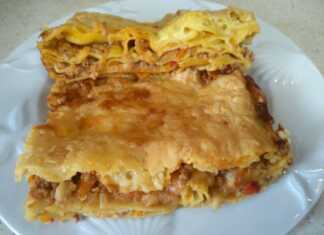 Λαζάνια με κιμά και τυριά