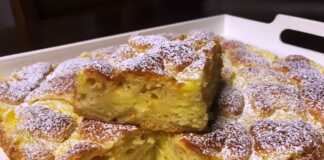 Μηλόπιτα με κρέμα