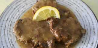 μοσχάρι λεμονάτο