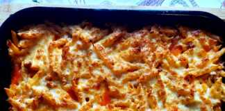 Πέννες με κιμά στο φούρνο