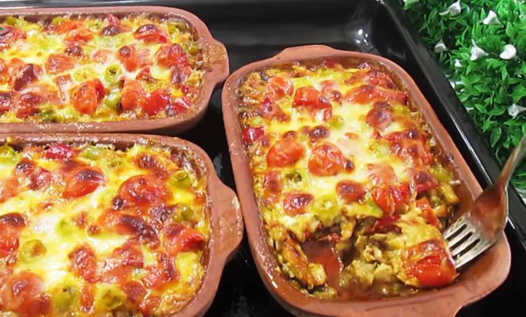 KotopouloLaxanika1 Κοτόπουλο με λαχανικά στον φούρνο