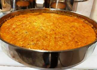 "Μουσάκας" κολοκυθιών με άρωμα κανέλας