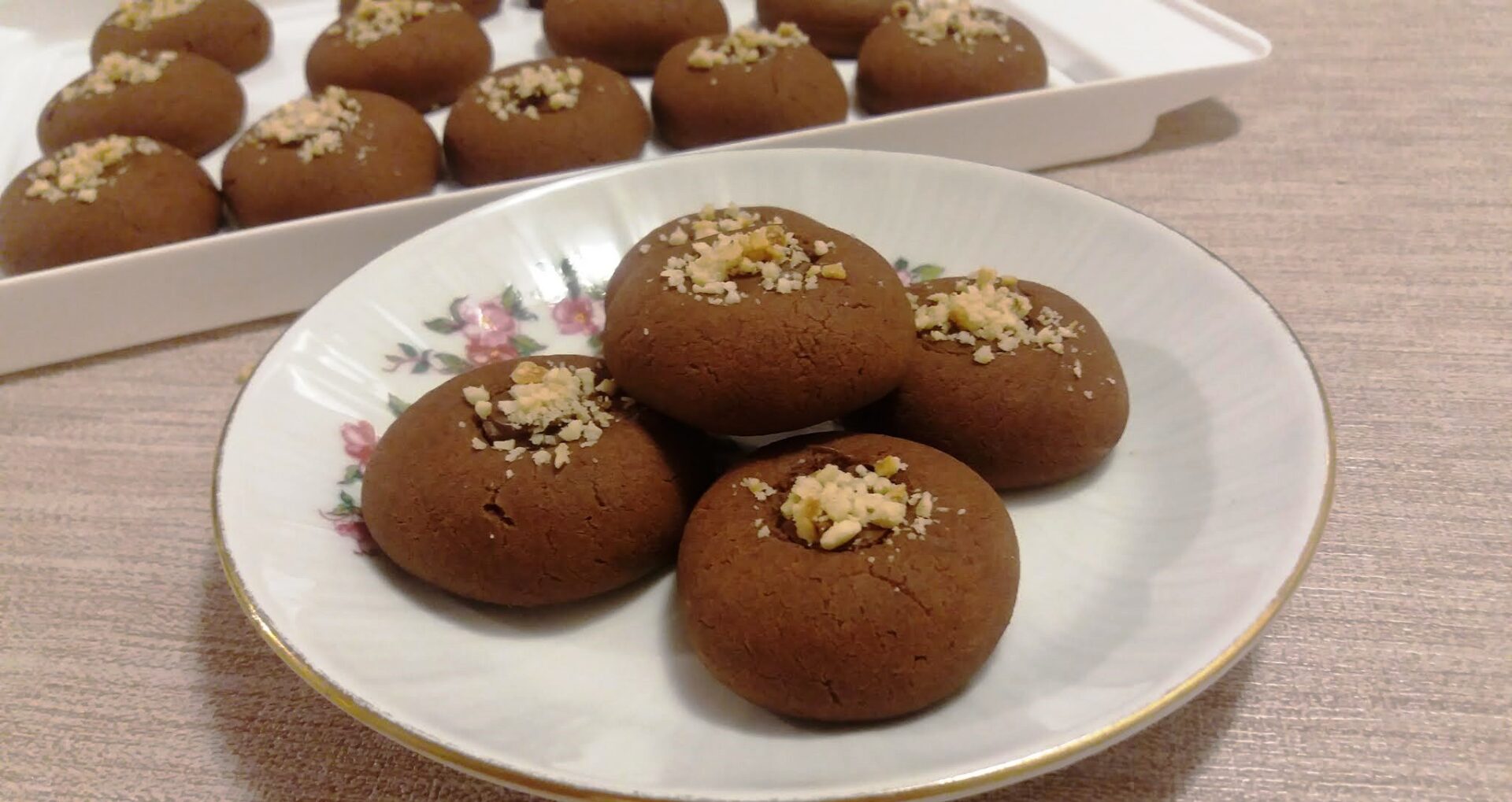 MpiskotaNutella Μπισκότα με Nutella και φουντούκι