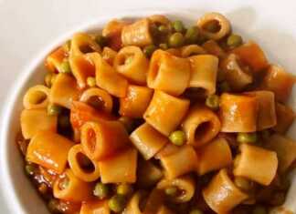 Ζυμαρικά με αρακά