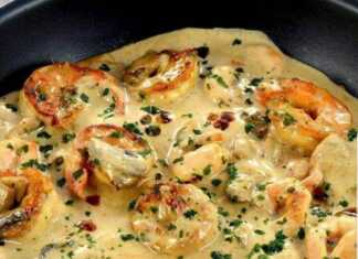 Γαρίδες με σάλτσα Σκόρδου