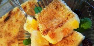 Χαλβάς σιμιγδάλι με λεμόνι και βούτυρο