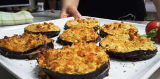 Ψητές τραγανές κοτολέτες μελιτζάνας