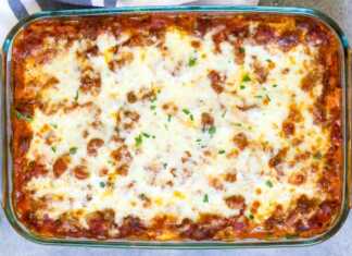 Λαζάνια κοτόπουλου με λευκή σάλτσα