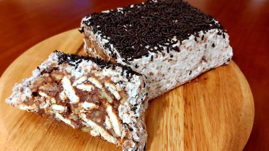 mpiskotoglikoKormos Μπισκοτογλυκό Κορμός σοκολάτας