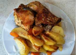 Πατάτες με κοτόπουλο στο φούρνο