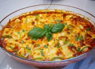 Ρολά κολοκυθάκια με σάλτσα μαρινάρα