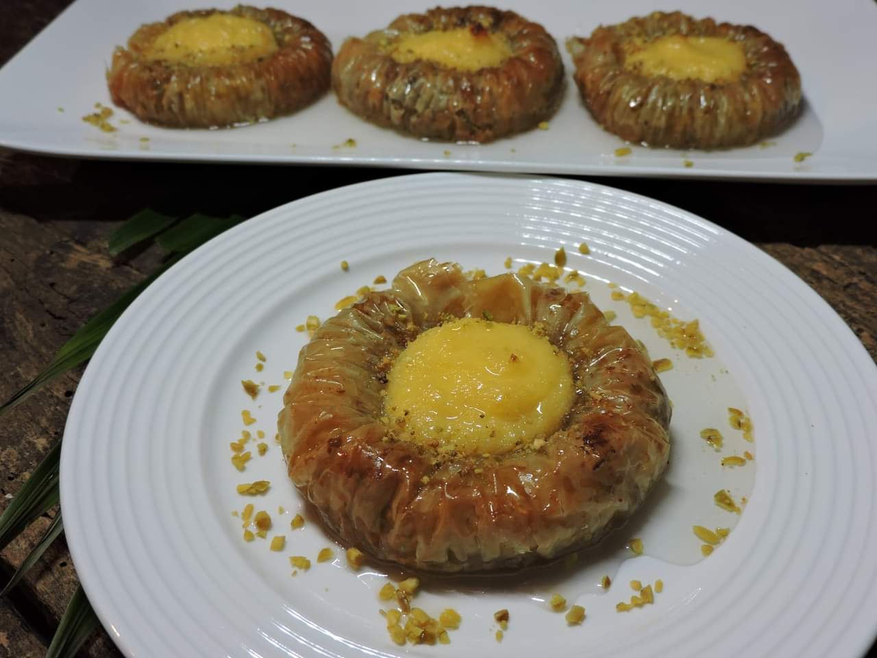 saragliKremaLemoniou Μπακλαβαδάκια με κρέμα λεμονιού