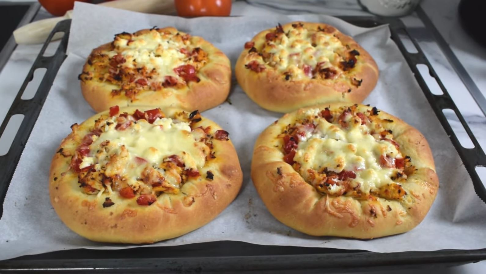 tartesKotopoulou Τάρτες με κοτόπουλο και λαχανικά